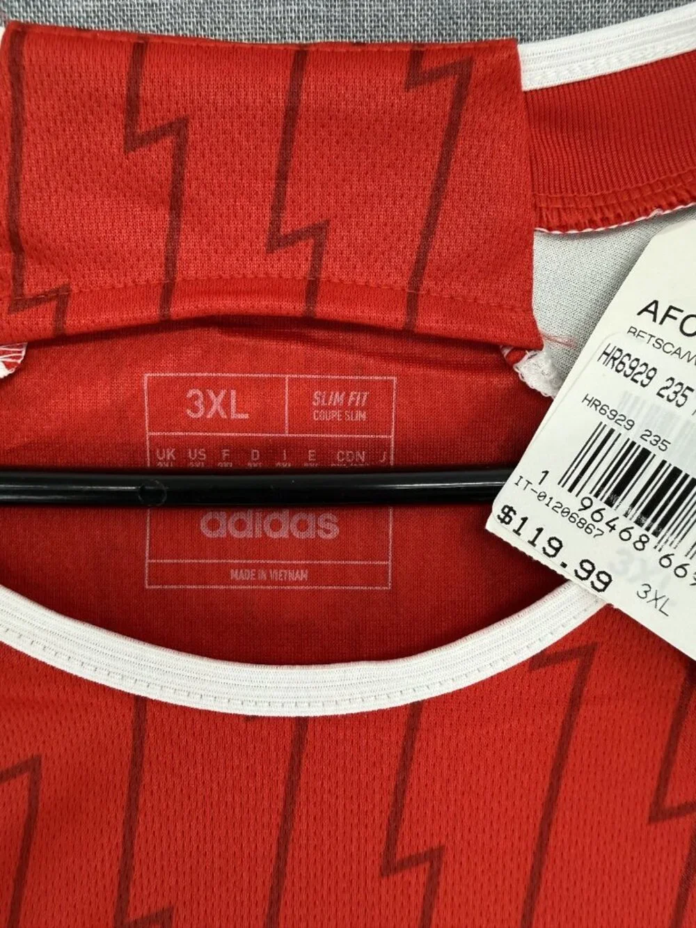 Adidas Arsenal FC 2023/24 Home Jersey Mens 3XL Soccer Shirt Futbol NWT